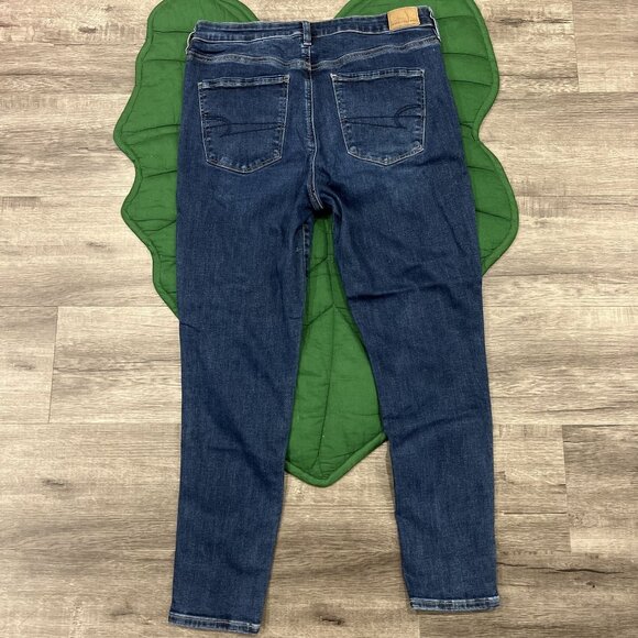 American Eagle Womens Petite 14 Short High Rise Jegging Next Level Stretch - Picture 3 of 12